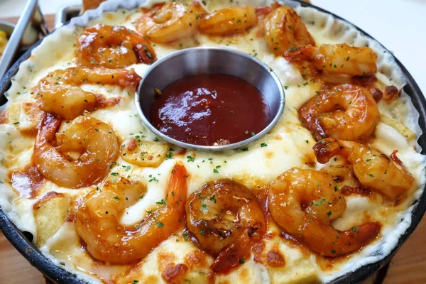 Barbecue Shrimp with Cheese Recipe.