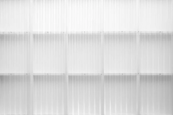 Fundo Parede Listrado Vidro Vertical Branco — Fotografia de Stock