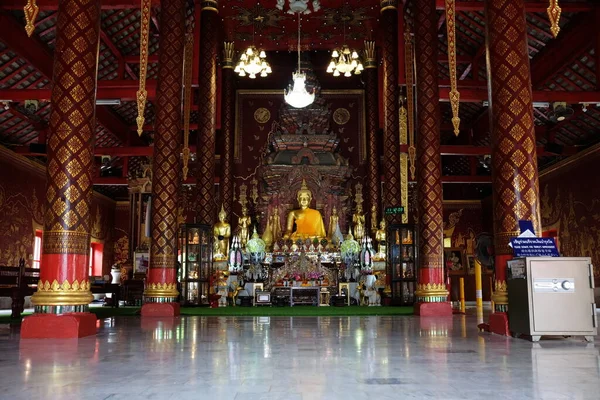Chiang Mai Thailand Oktober 2021 Alte Kirche Wat Chiang Man — Stockfoto