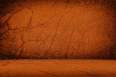 Red Grunge Beton Odası Arkaplanı.