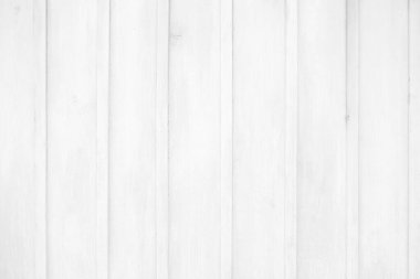 Arkaplan için Beyaz Ahşap Duvar dokusu.