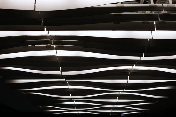 Soyut Aydınlatılmış Işık Tavanı Arkaplanı — Stok fotoğraf
