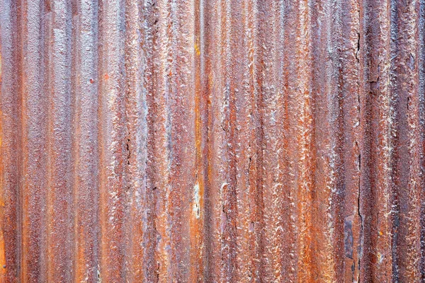 Красный Ржавый Цинк Стены Текстуры Фона — стоковое фото