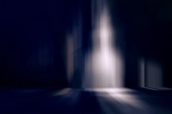 Mavi Işık Arkaplanı Nın Soyut Görüntü Bulanıklığı Kozmetik Ürün Sunum — Stok fotoğraf