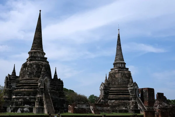 Phra Nakhon Ayutthaya Historické Město Kde Považuje Světové Dědictví Prosinci — Stock fotografie
