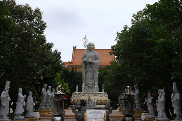 Nakornpathom Tailandia Mayo 2022 Imagen Piedra Buda Los Ojos Buda — Foto de Stock