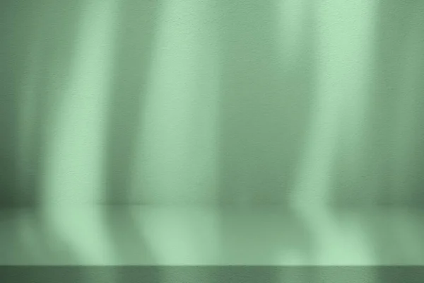 Mesa Estuco Ceniza Verde Con Sombra Naturaleza Sobre Fondo Textura — Foto de Stock