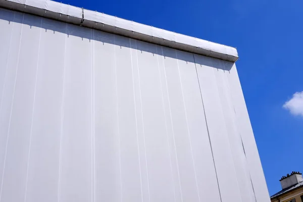 stock image Gray Dust Cover Net of Under Construction Building.