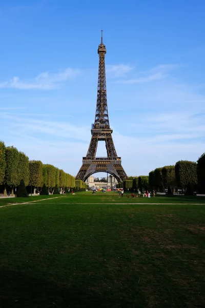 Versailles Frankreich August 2022 Landschaft Des Eiffelturms Vom Champ Mars — Stockfoto