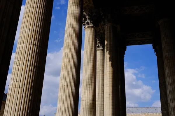 Portico Van Het Pantheon Paris Frankrijk — Stockfoto