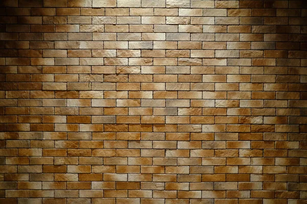 Brick Wall Background Spotlight Top — Stock Photo, Image