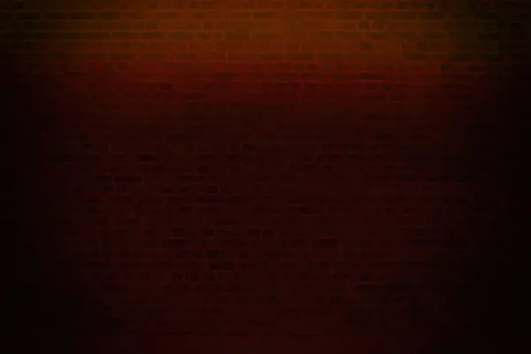 Phlox Brick Wall Texture Background Scarlet Sage Red Neon Spotlight — Stock Photo, Image