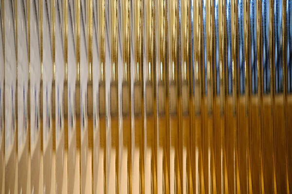 Vertical Glass Striped Wall Background Reflection Office — Stock Photo, Image