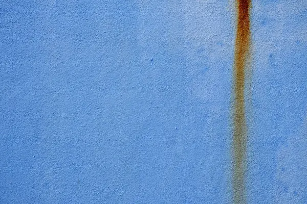 Wasserfleck Auf Blauer Betonstruktur Als Hintergrund — Stockfoto