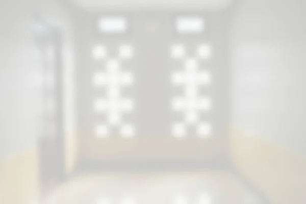 Witte Wazig Hal Van Condominium Interieur Achtergrond — Stockfoto