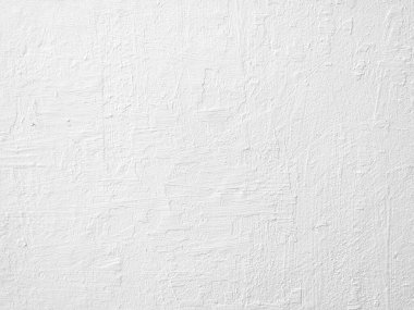 Beyaz Stucco Beton Duvar Döküm Arkaplanı, Arkaplan ve Model İçin Uygun.