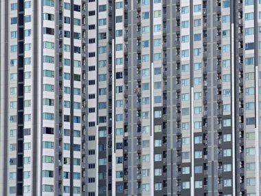 Modern Apartman Binası Arkaplanını Kapat.