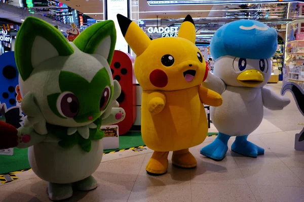 BANGKOK, THAILAND - 18 Kasım 2022 Pokemon and Friends Show. Pokemon, Nintendo tarafından 1996 yılında yapılmış bir Japon animidir..