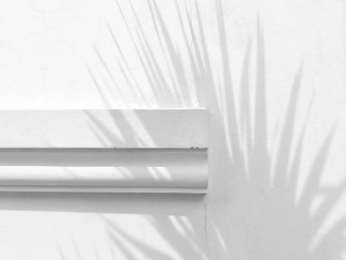 Beton Duvar Doku Arkaplanı 'nda Gölgeyi Bahçede Bırakır, Ürün Sunum Arkaplanı, Görünüm ve Modifiye Etmek İçin Uygun.