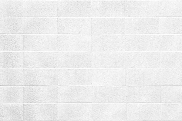 White Brick Wall for Background.