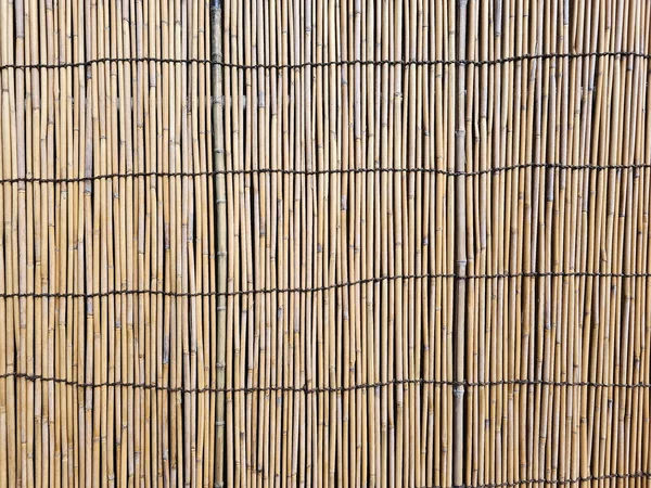 Close up Bamboo Stick Wall Texture Background.