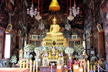 BANGKOK, THAILAND - 18 Temmuz 2017: Wat Arun Tapınağı, Bangkok Tayland.