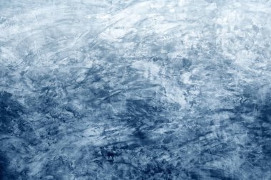 Gece yarısı mavi beton duvar arkaplanı.