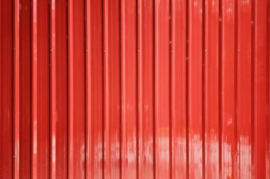 Kırmızı Çinko Duvarını Kapat.