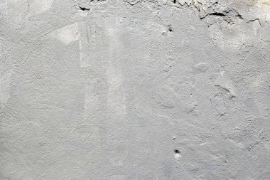 Beton Duvardaki Gri Boya.