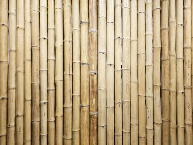 Bambu Çubuk Duvar Dokusunu Kapat.
