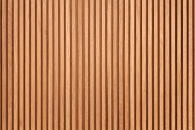 Kahverengi Kereste Battens Duvarı Arkaplanı.