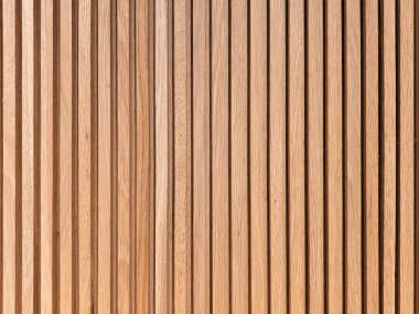 Kahverengi Kereste Battens Duvarını Kapat.