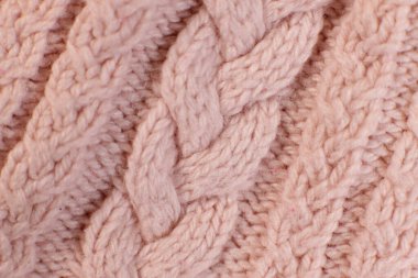 el yapımı dokuma ya da makine örgü örgüsü. kumaş arkaplanı yakın plan