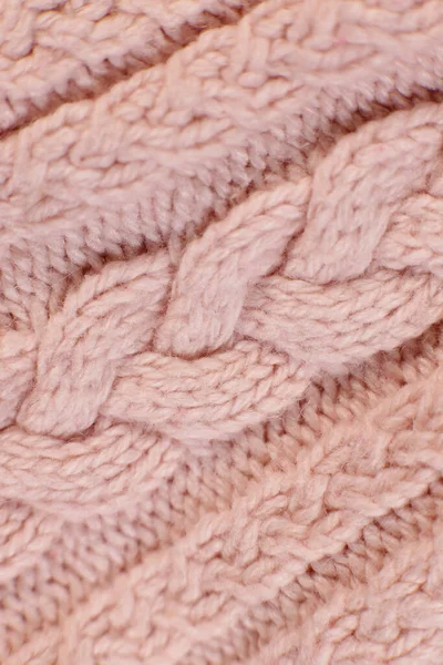 Texture Hand Knitted Machine Knitting Pattern Braid Fabric Background Close — Stock Photo, Image
