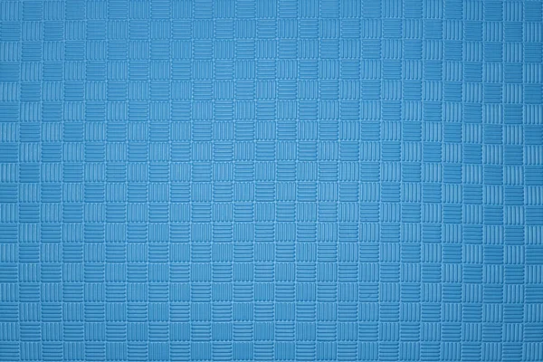 Blaue Gummimatte Für Yoga Judo Oder Kinderspielplatz Hintergrund Textur — Stockfoto