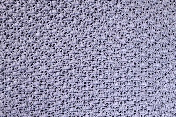 Pozadí Textura Háčkovaná Textilie Vlněných Nití — Stock fotografie