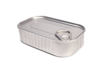 Konserve kavanozu beyaz arka planda izole edildi