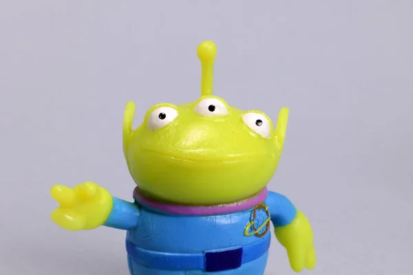 Magdalinovka Ucrânia Março 2022 Personagem Alienígena Toy Story Pixar Walt — Fotografia de Stock