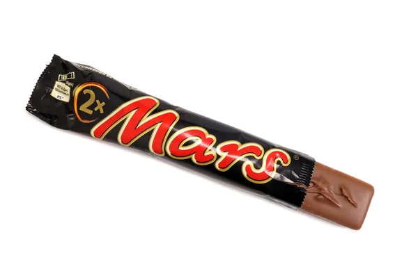 Magdalinovka Ukrajna Március 2023 Kicsomagolt Mars Csokoládé Bar Által Készített — Stock Fotó