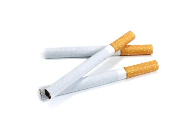 Filtresi beyaza ayrılmış sigara içmek