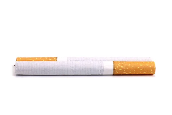 Cigaretta Szűrővel Elszigetelt Fehér — Stock Fotó