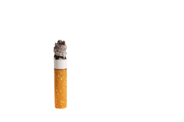 Zigarettenstummel Isoliert Auf Weißem Hintergrund — Stockfoto