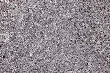 Arkaplan veya doku için buruşmuş alüminyum folyo