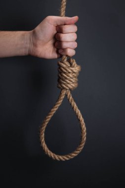 Gri arkaplanda Lynch halatı var.