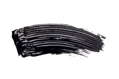 lekeli rimel makyajı beyaza izole edilmiş.