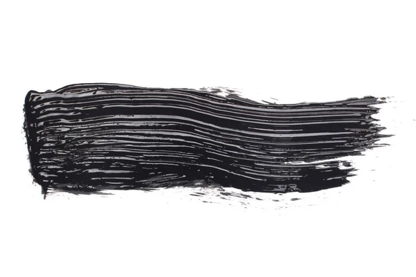 Косметичний Зразок Мазок Чорної Туші — стокове фото