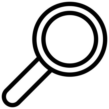 Arama Vektörü Simgesi Tasarım İllüstrasyonu