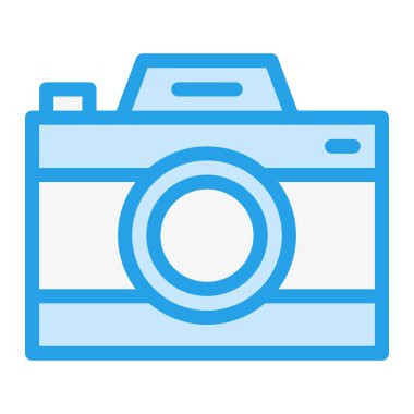 Kamera Vektörü Simgesi Tasarım İllüstrasyonu