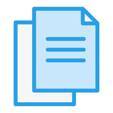 Kağıt Vektörü Simgesi Tasarım Illustratio