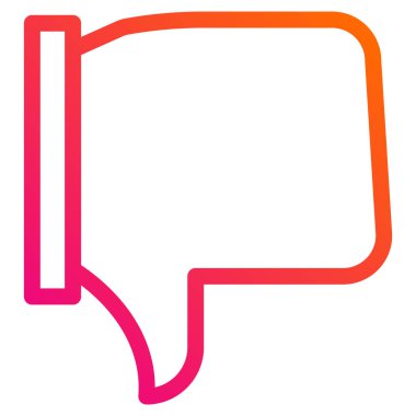 Vektör Simgesi Tasarım İllüstrasyonundan Hoşlanmama